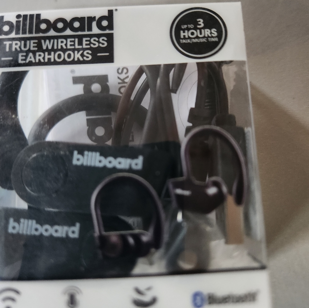 Billboard true wireless ear hook headphones